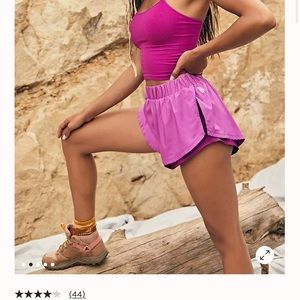 Free people run for it shorts